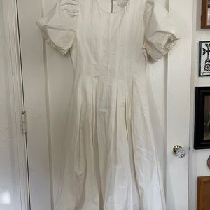 Anthropologie White Dress